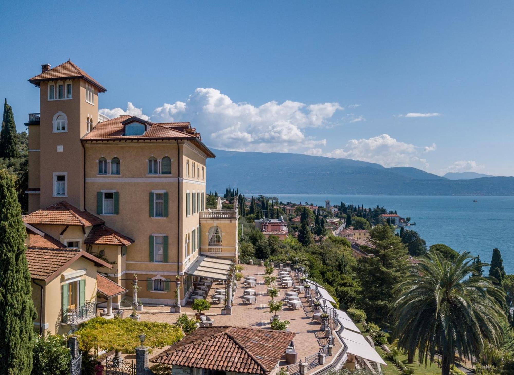 Hotel Villa Del Sogno Gardone Riviera Exteriör bild